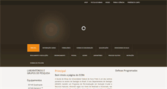 Desktop Screenshot of posdegeo.ufop.br