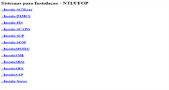 Desktop Screenshot of inet.ufop.br